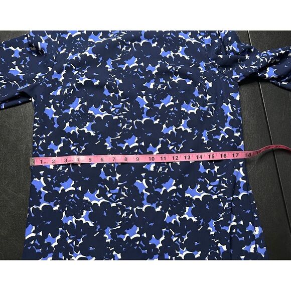 Talbots Floral Print Crepe Shift Dress Size 8 - Picture 6 of 14